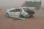 کاهش دید عامل تصادف زنجیره ای در زابل، 46 نفر مصدوم شدند